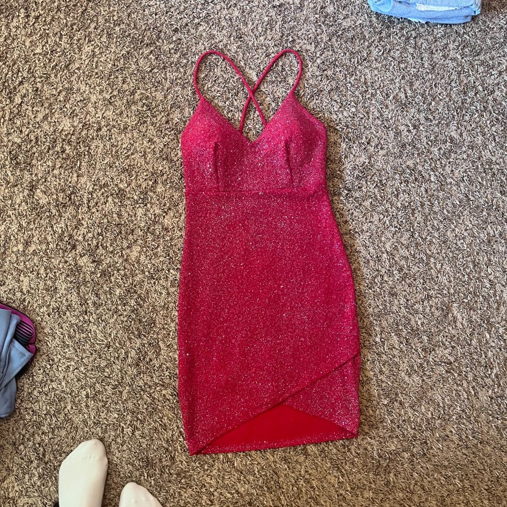 Windsor Red Sparkle dress